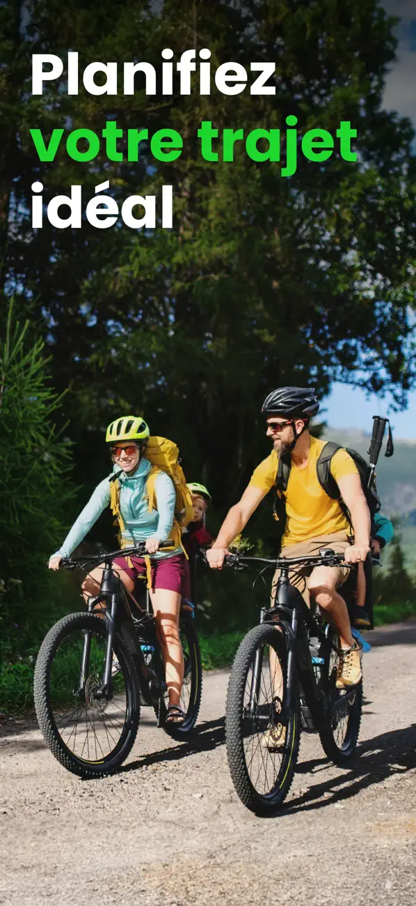 Screenshot #1 pour Cyclers: GPS vélo & Carte