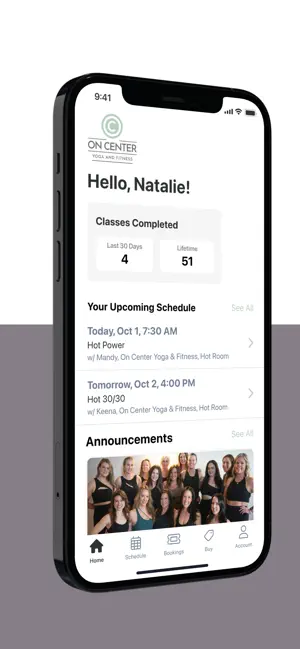 On Center Yoga & Fitness screenshot 1