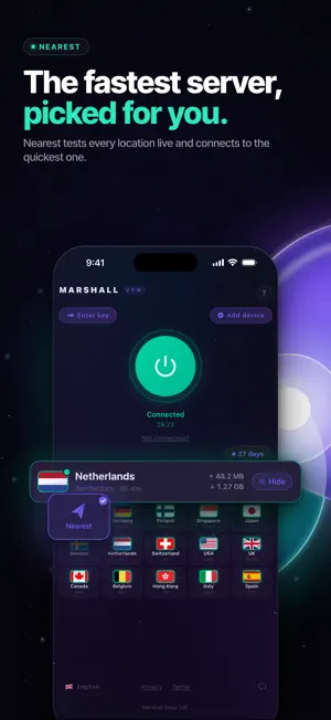Marshall VPN screenshot 4