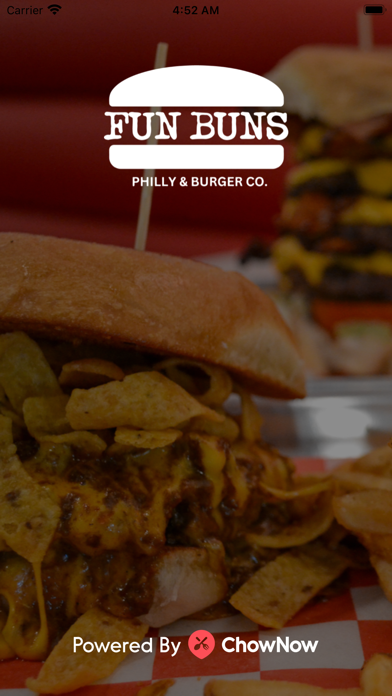FUN BUNS: Burger + Philly Co. iPhone screenshot 1 - Food & Drink app