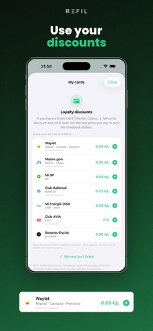 Refil - Fuel Prices & EV iPhone screenshot 5