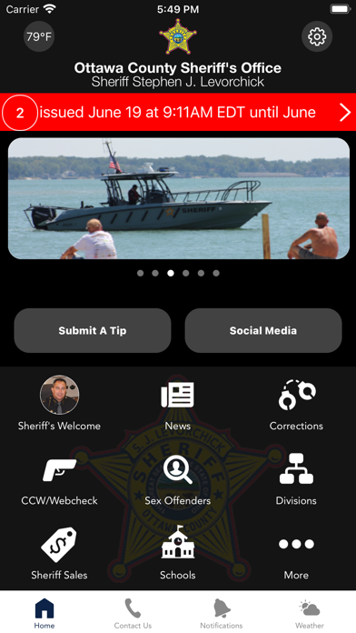 Ottawa County Sheriff's Office Screenshot