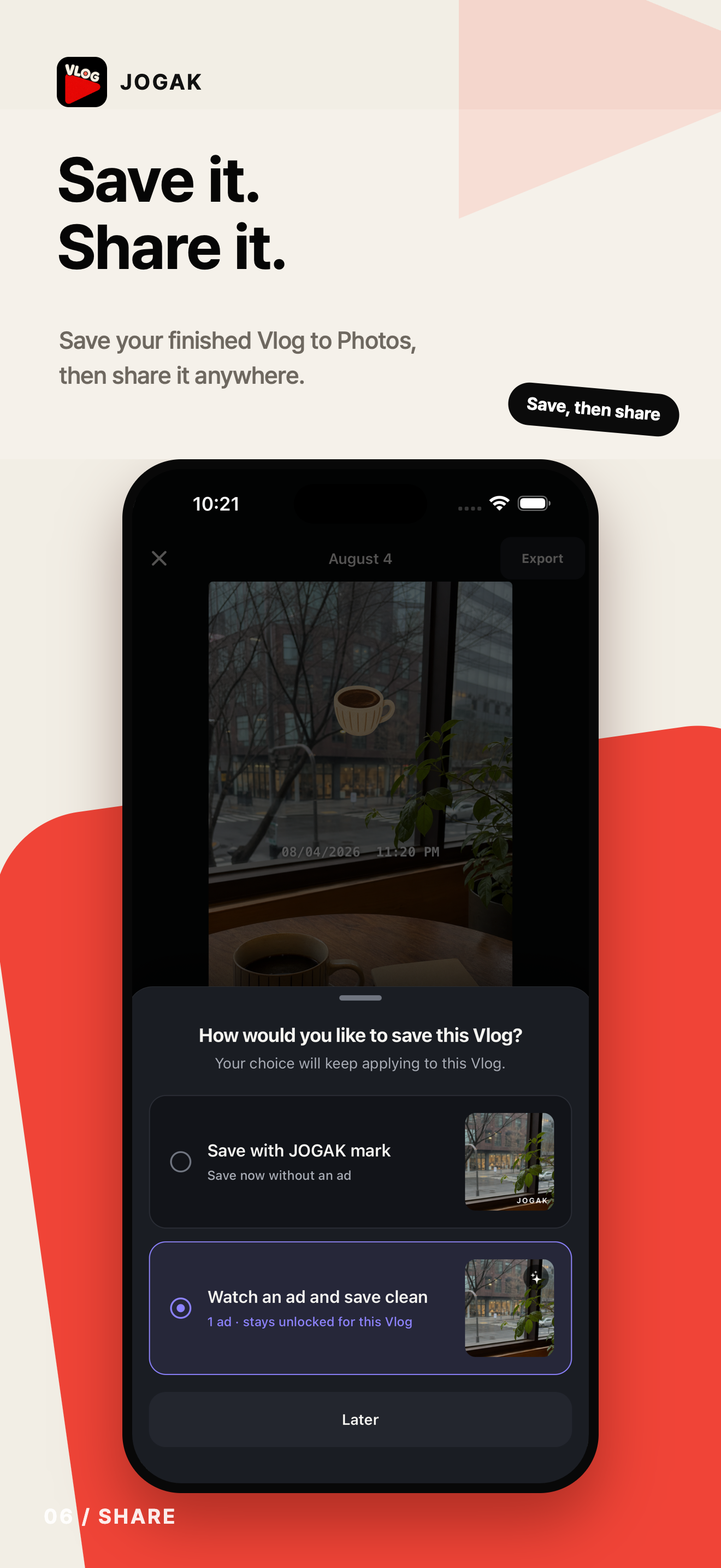 JOGAK – Vlog Camera screenshot 4
