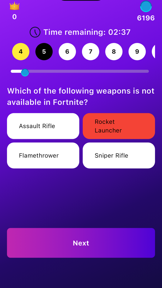#6. Ultimate Battle Quiz Game (iOS) 由: Ammani Ousama