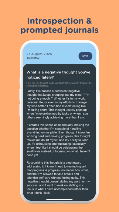 Evolve: AI Self-Care Coach Screenshot