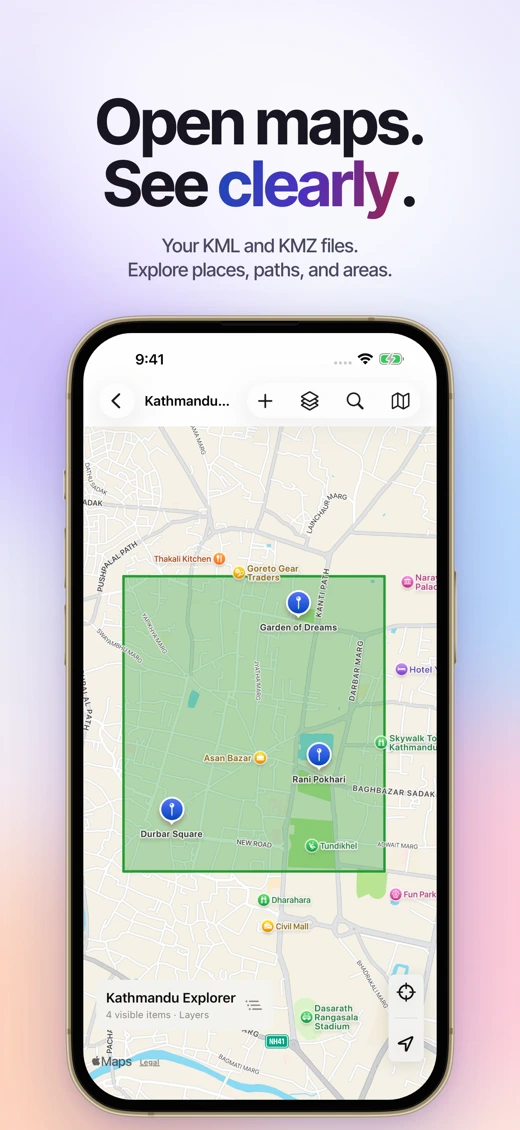 KML KMZ Viewer: GIS Map Loader screenshot 1
