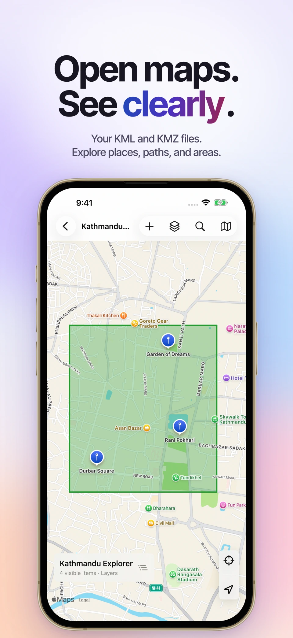 KML KMZ Viewer: GIS Map Loader screenshot