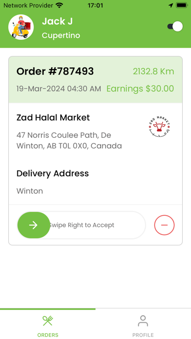halalji Driver Screenshot