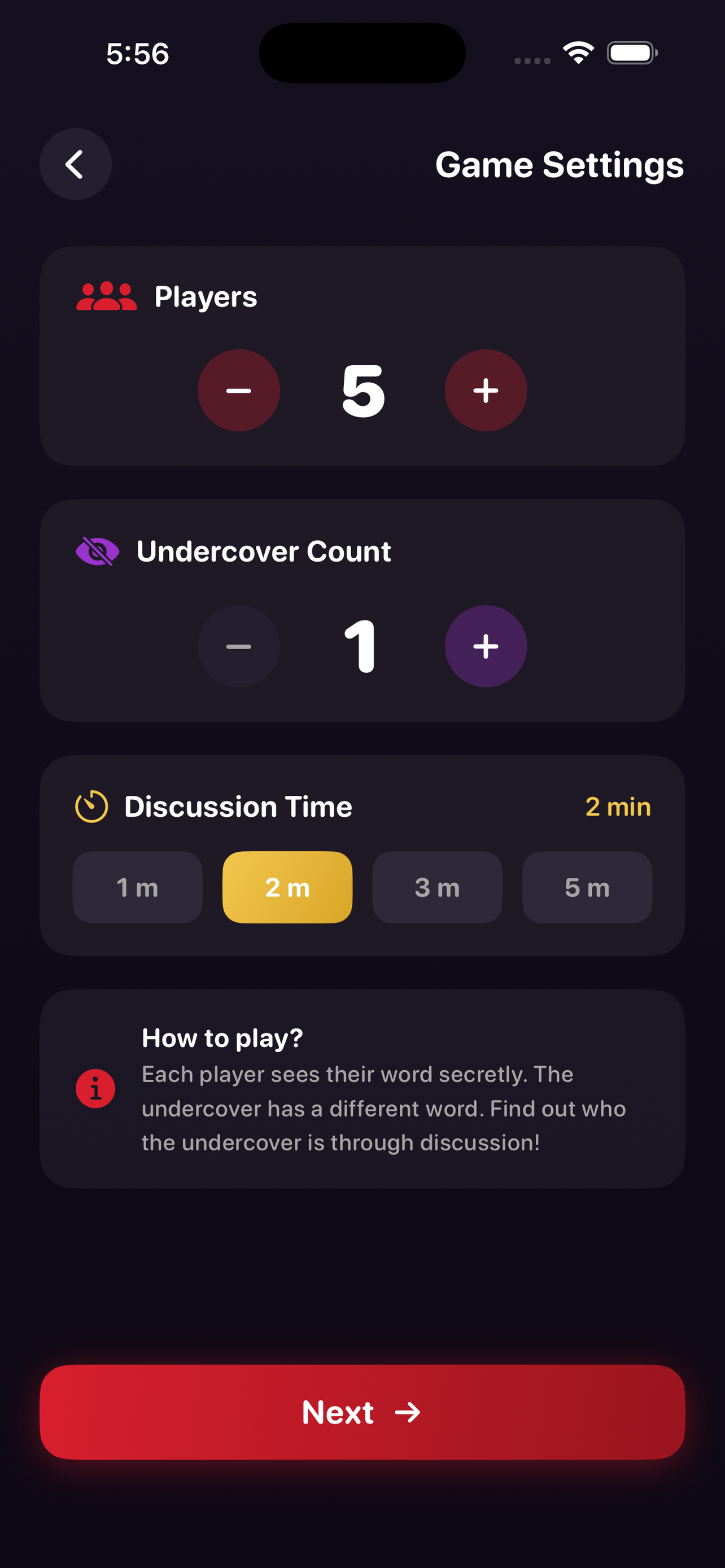 Undercover: Secret Word screenshot 2