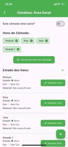 Vistoria Status screenshot