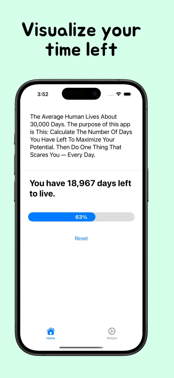 Screenshot #2 pour LifeCount - Daily Motivation
