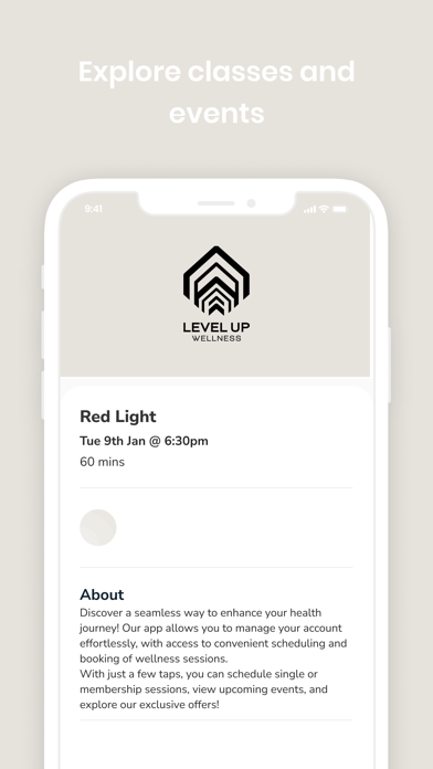 LevelUp Wellness Screenshot