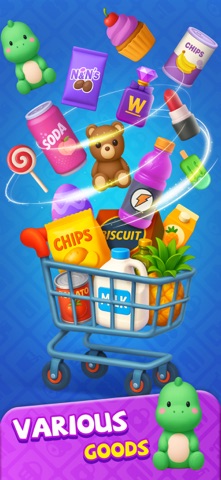 Goods Rush! 3D Sort Puzzle iPhone screenshot