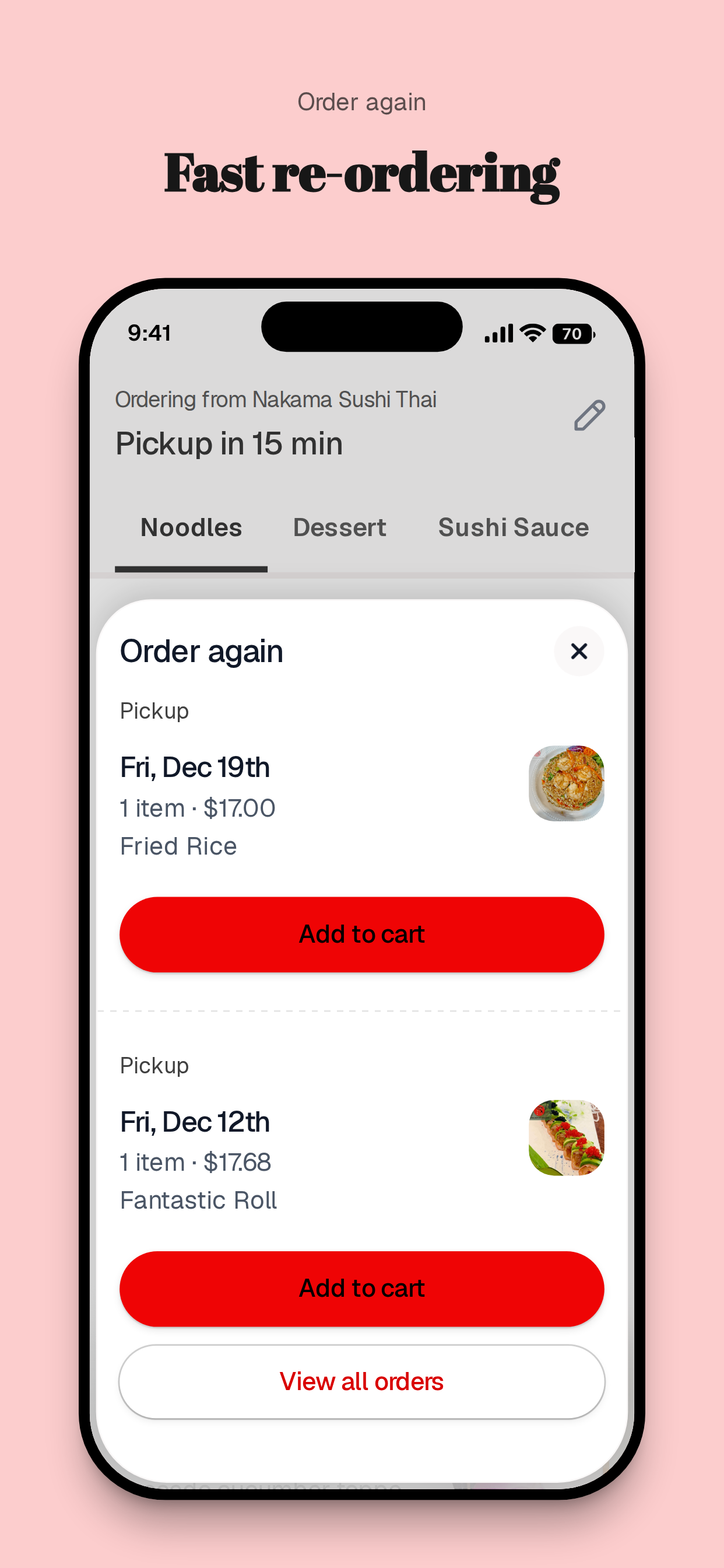 Nakama Sushi Thai screenshot 4