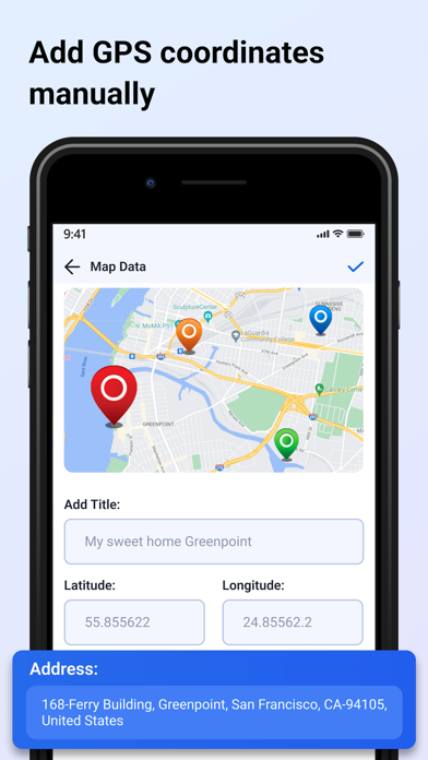 GPS Maps Camera iPhone screenshot 3 - Navigation app
