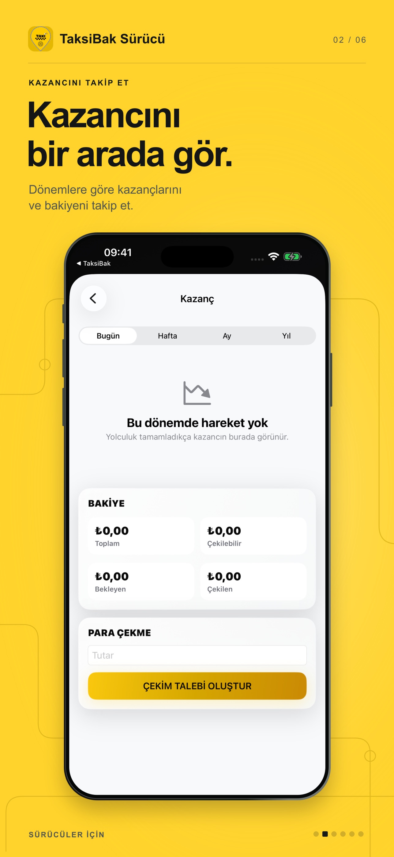 Screenshot 2 of TaksiBak Sürücü