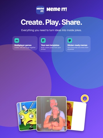 Meme It! Meme Maker iPad screenshot