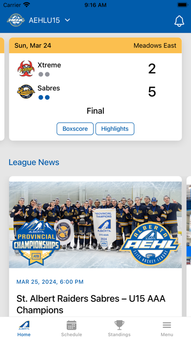Hockey Alberta Screenshot