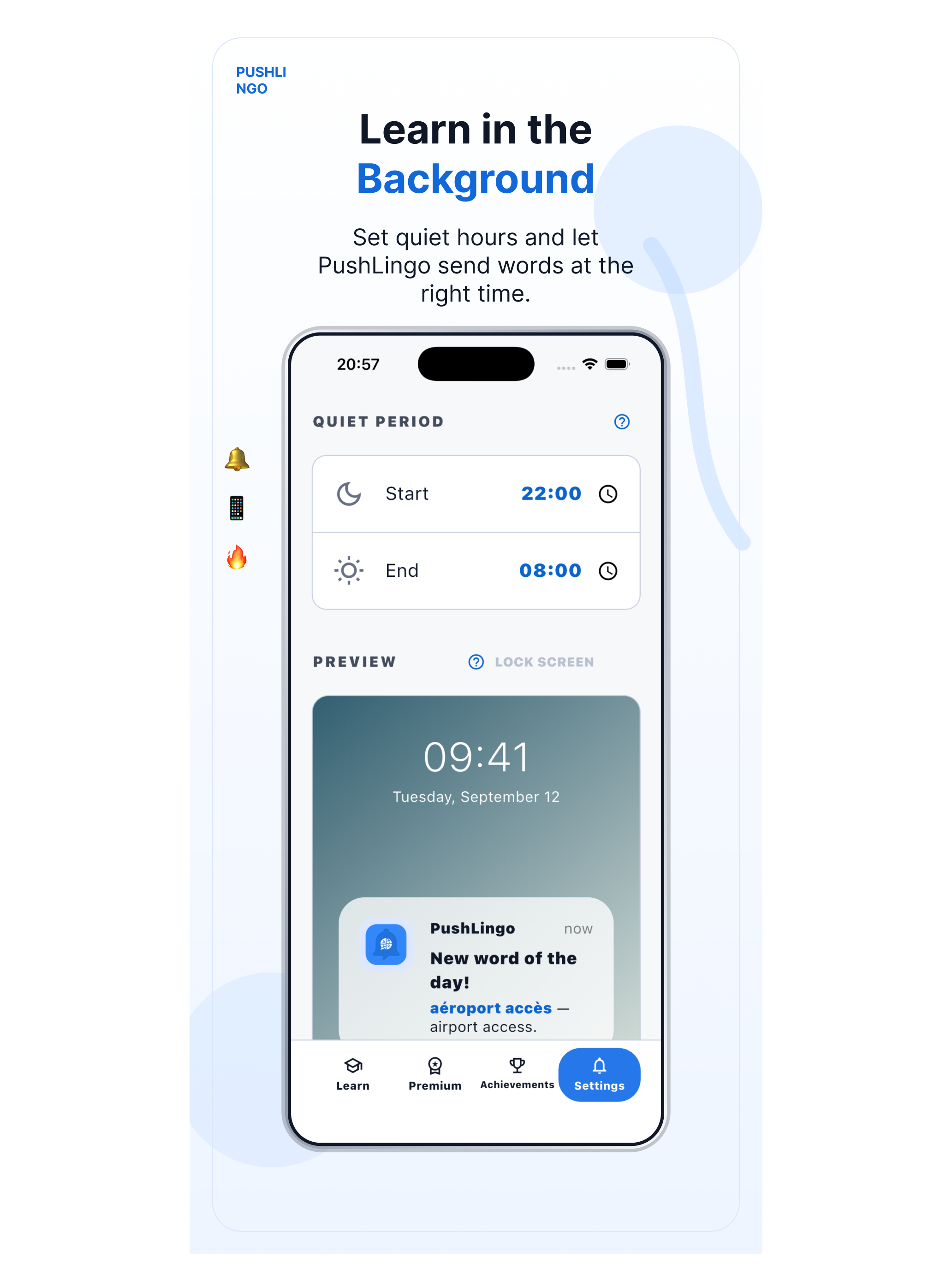 PushLingo: Learn by Notify screenshot 13