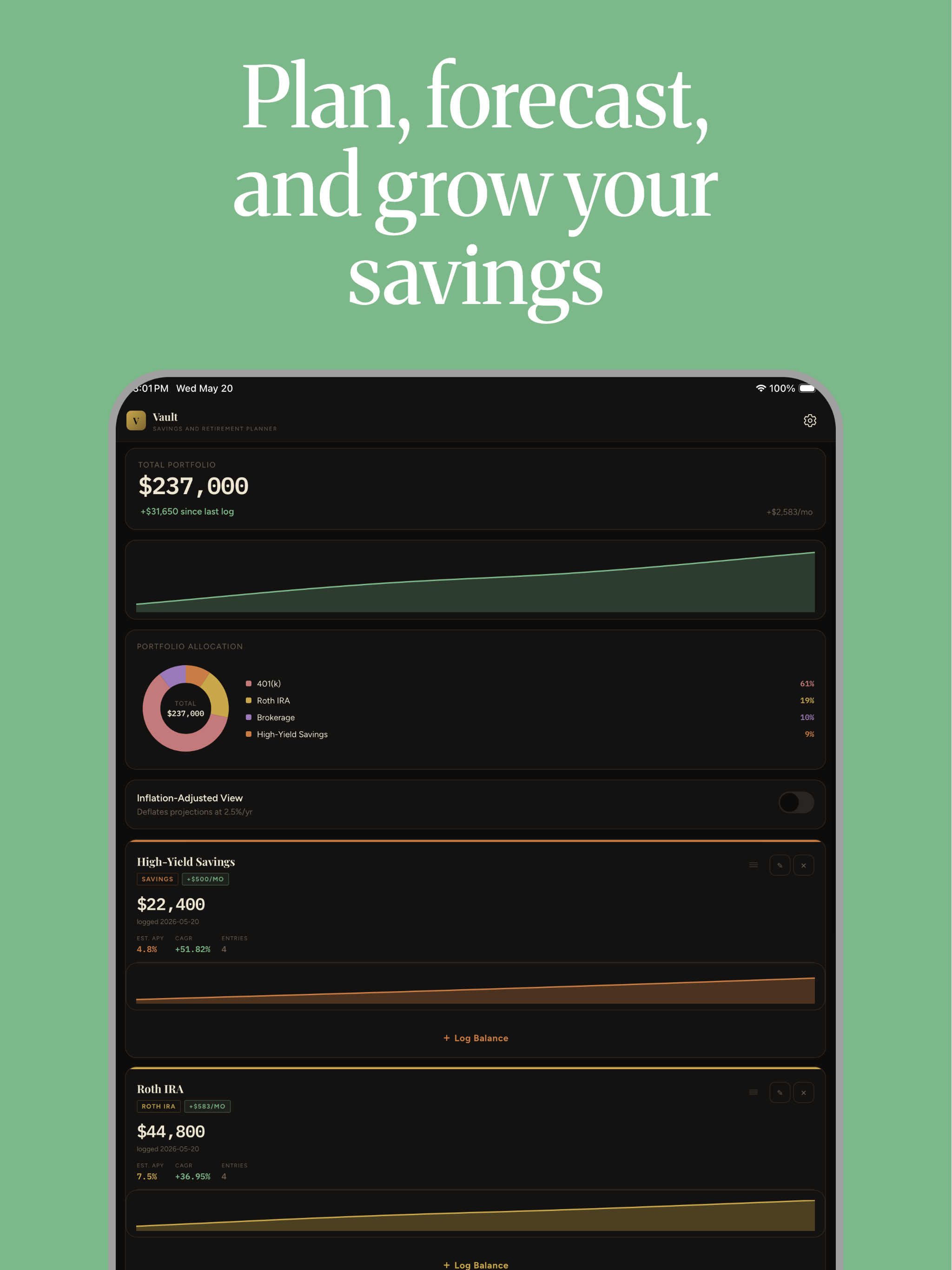 Vault Savings & Retirement screenshot 7