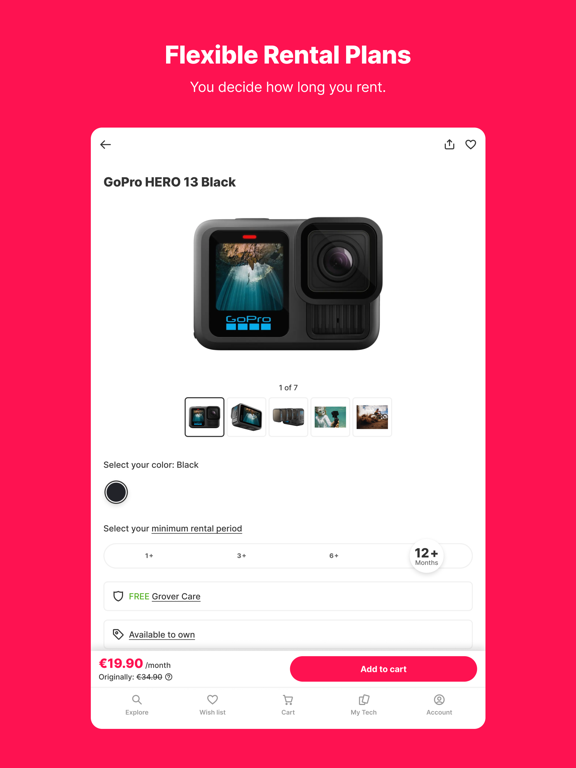 Screenshot #6 pour Grover – rent tech flexibly