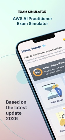 AWS AI Practitioner Exam Sim screenshot
