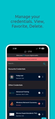 CTi3 Wallet screenshot