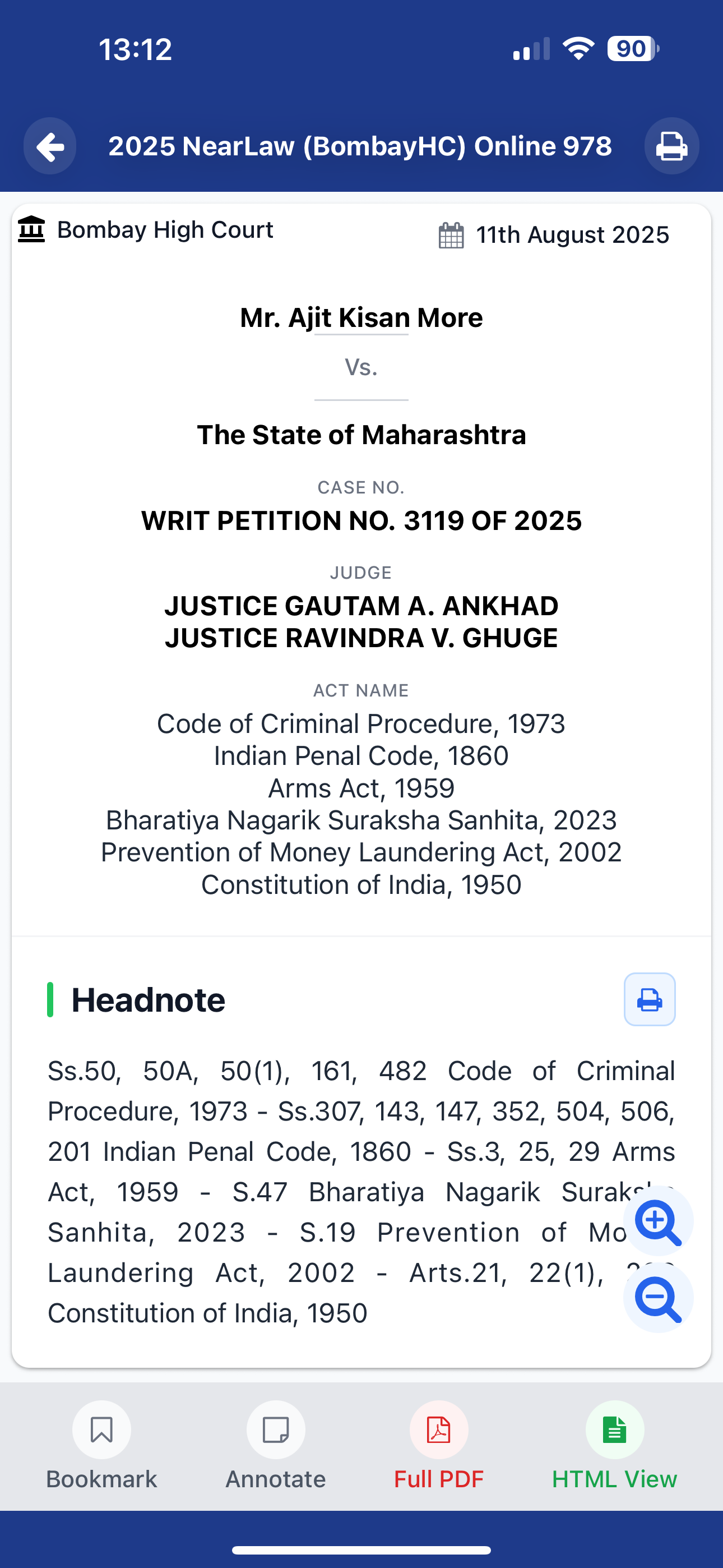 NearLaw Case Law Finder India screenshot 8