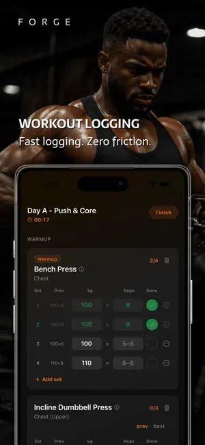 Forge: Gym Tracker & Coach screenshot 3