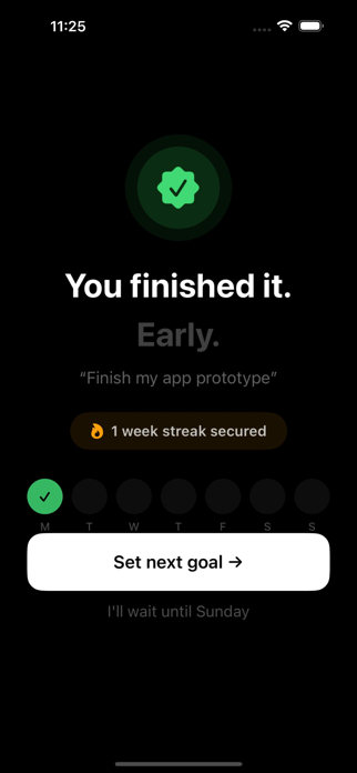 One Goal: One Week Screenshot 4 of 8