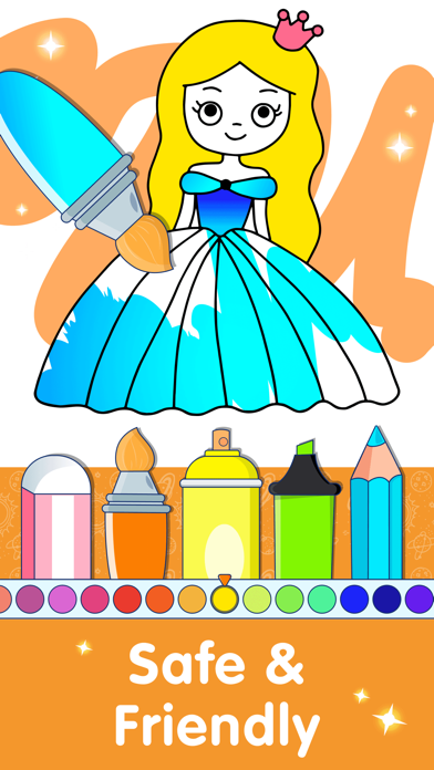 Drawing App Kids Coloring Book Screenshot
