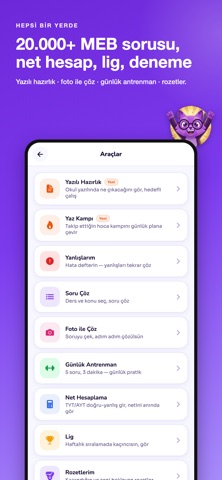 Mentoras AI: YKS TYT AYT Koç screenshot