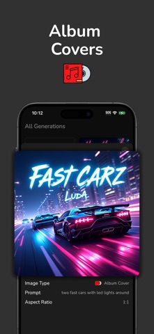 ArtGPT: AI Images With Text iPhone screenshot
