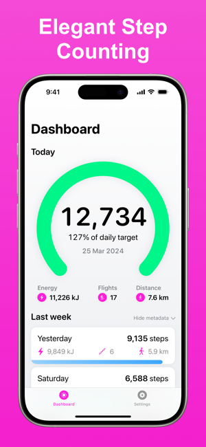 ‎Daily Steps: Activity Tracker Screenshot