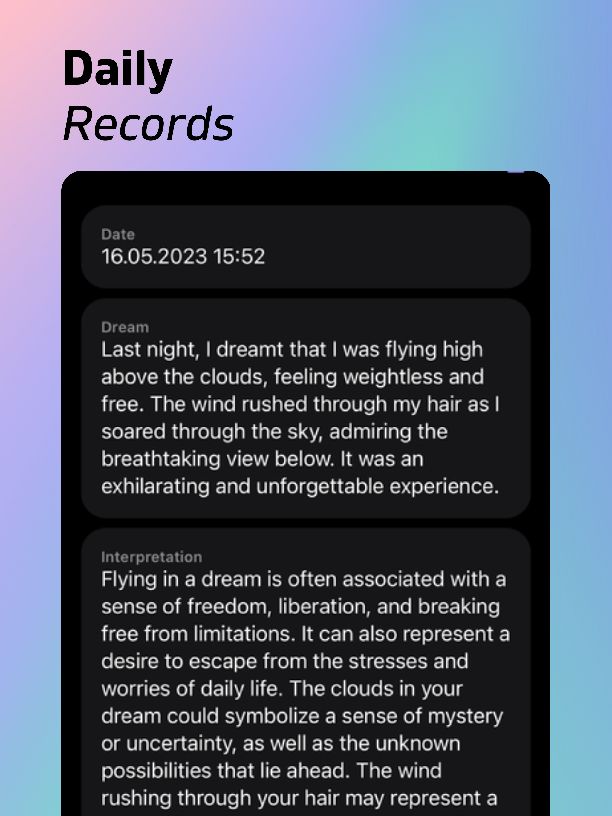Dream Interpretation - Journal screenshot 11
