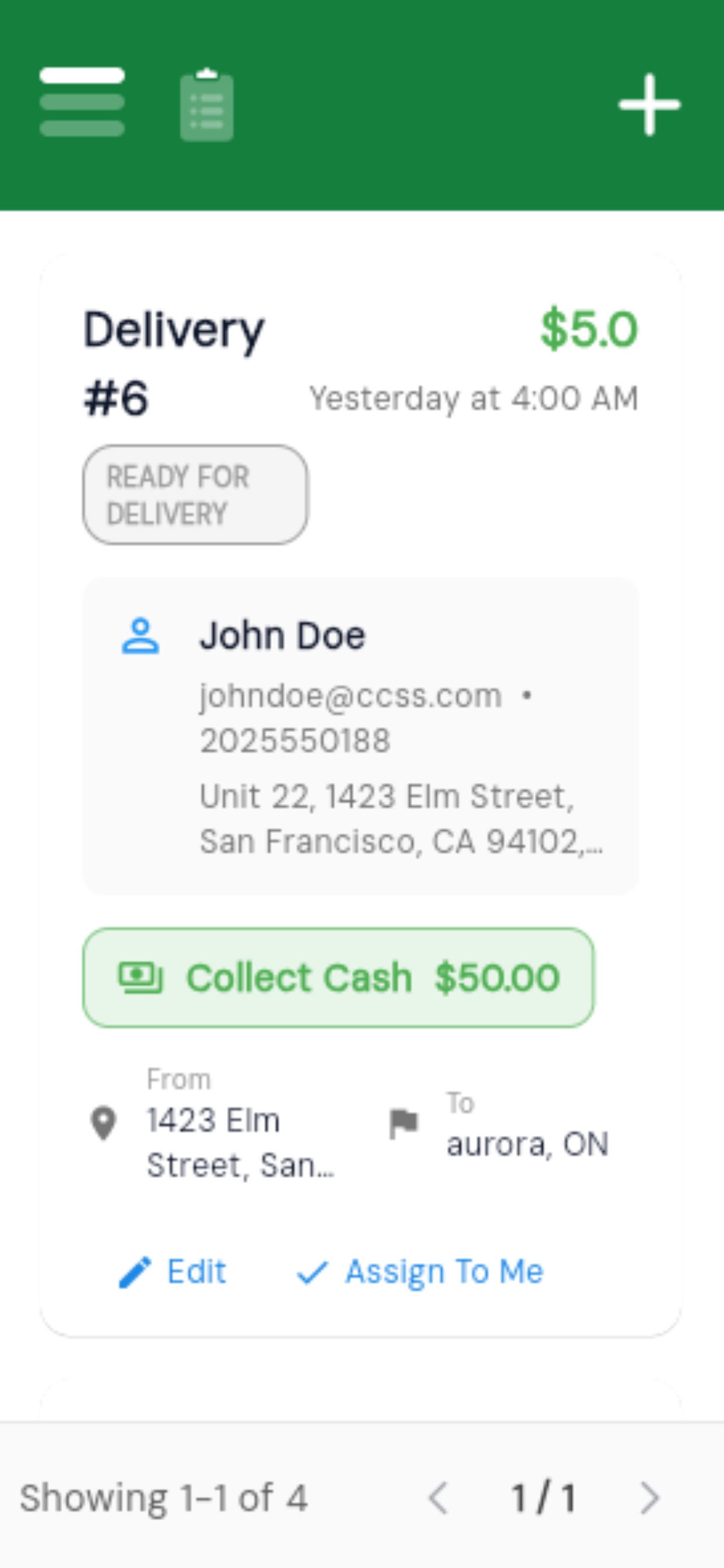 Screenshot 2 of Deliveries CCSS