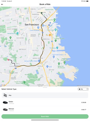 Long Island Taxi iPad screenshot