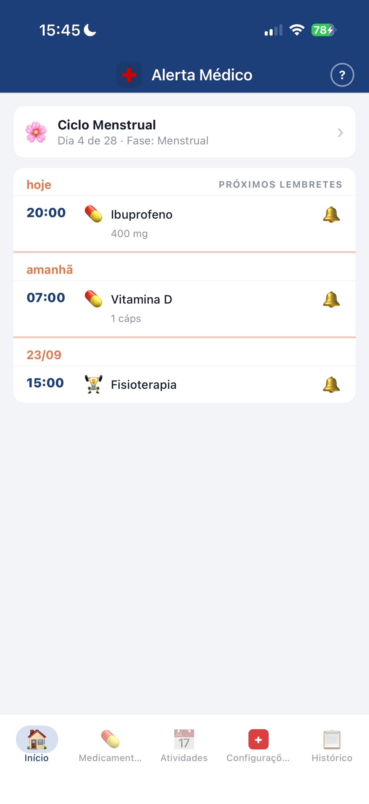 Screenshot 1 of Alerta Médico