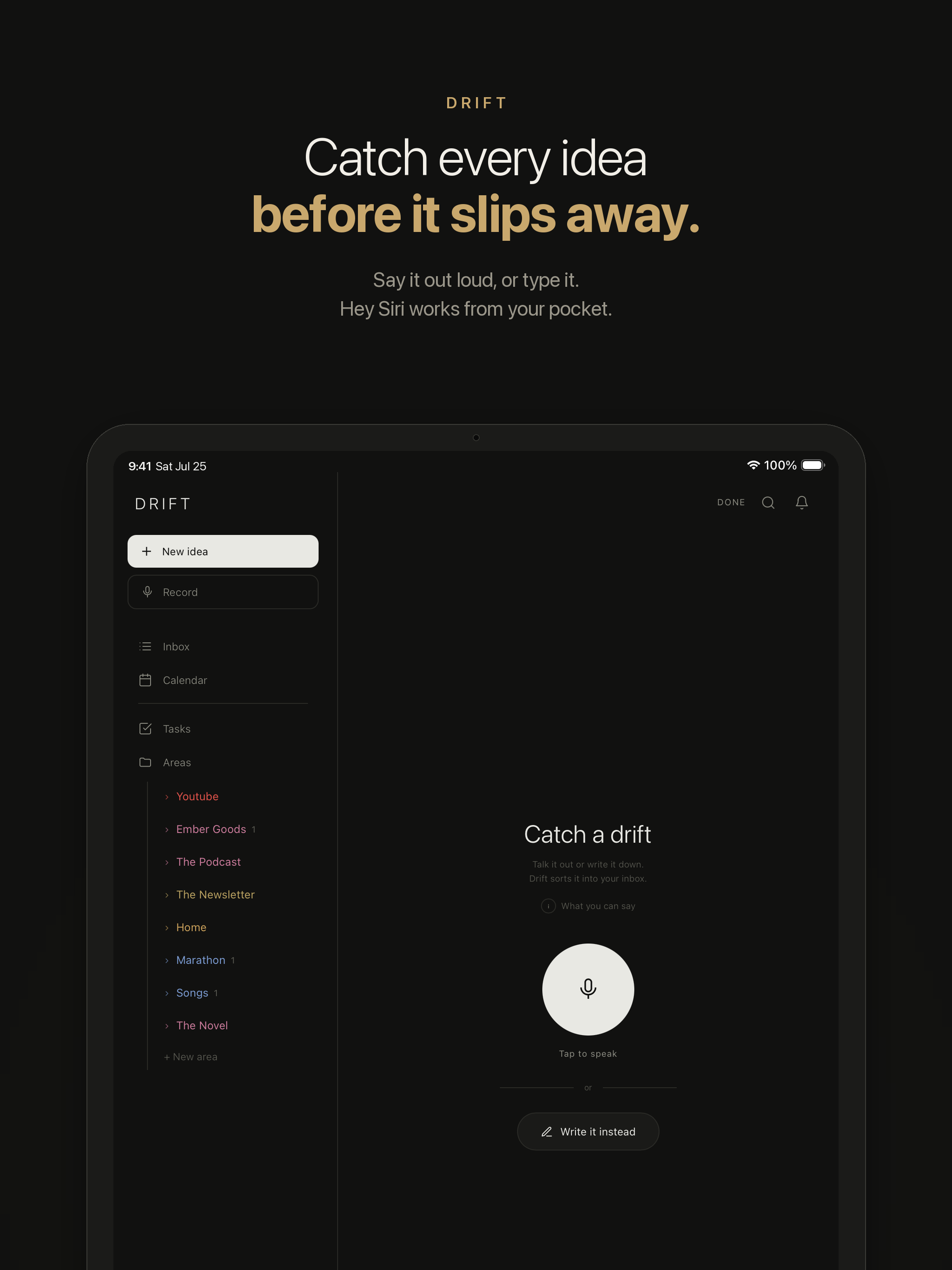 Drift: Ideas, Write & Plan screenshot 10