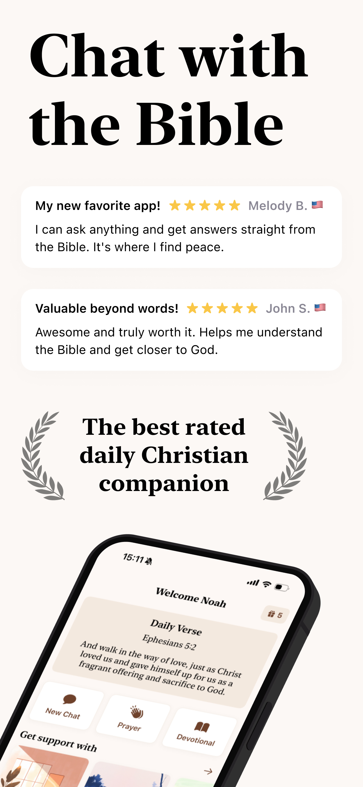 Holy Bible Chat: Gloria †