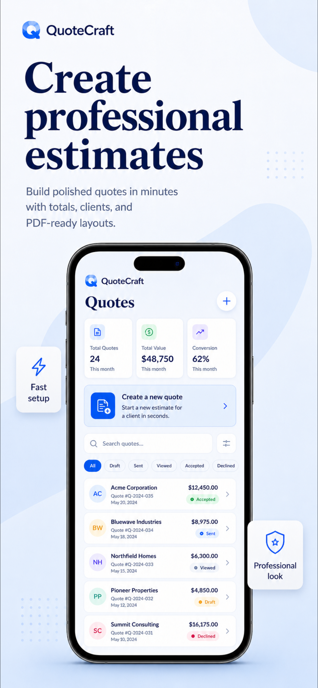 QuoteCraft: Estimate Maker screenshot 5