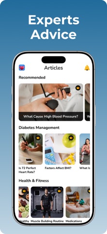 Blood Pressure Tracker Bp log iPhone screenshot