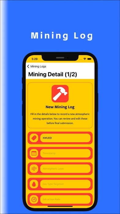 AtmosphericMiningApp Screenshot