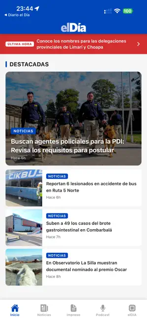 Diario el Día iPhone screenshot 1