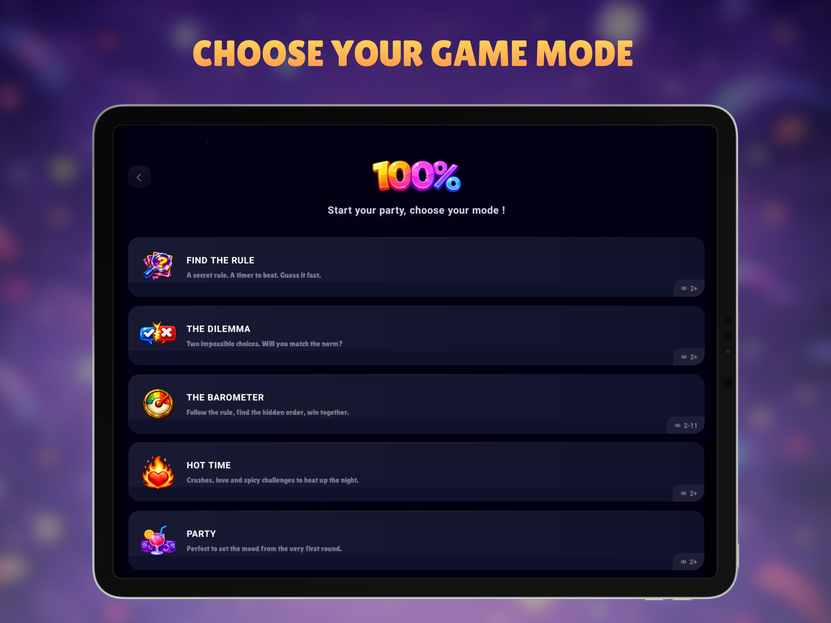 100% - Party Game screenshot 14