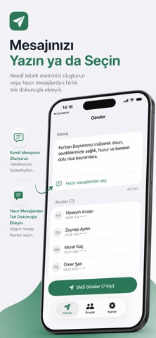 Toplu Mesaj Gönderme iPhone screenshot