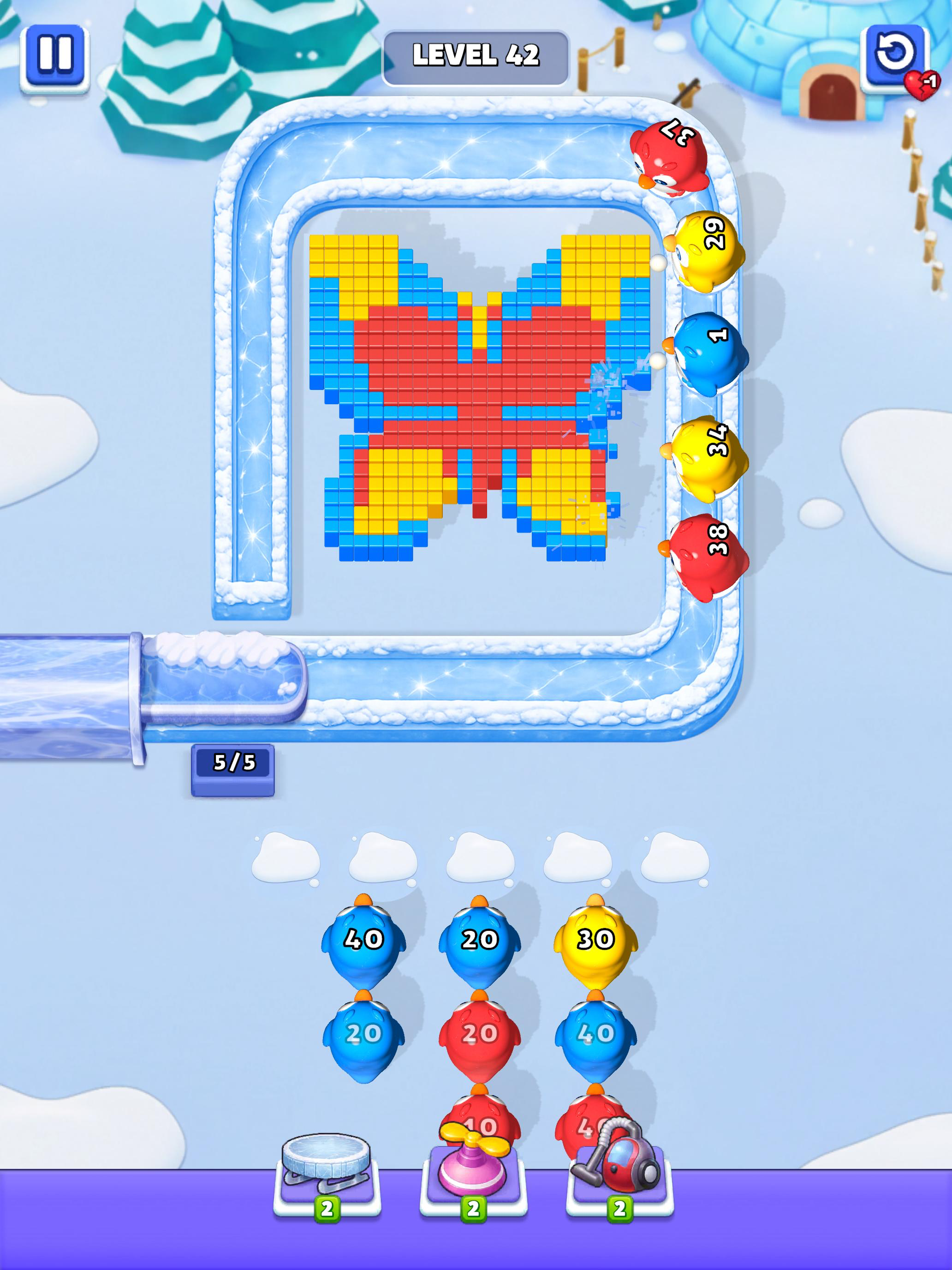 Color Penguin: Shooting Pixel screenshot 6