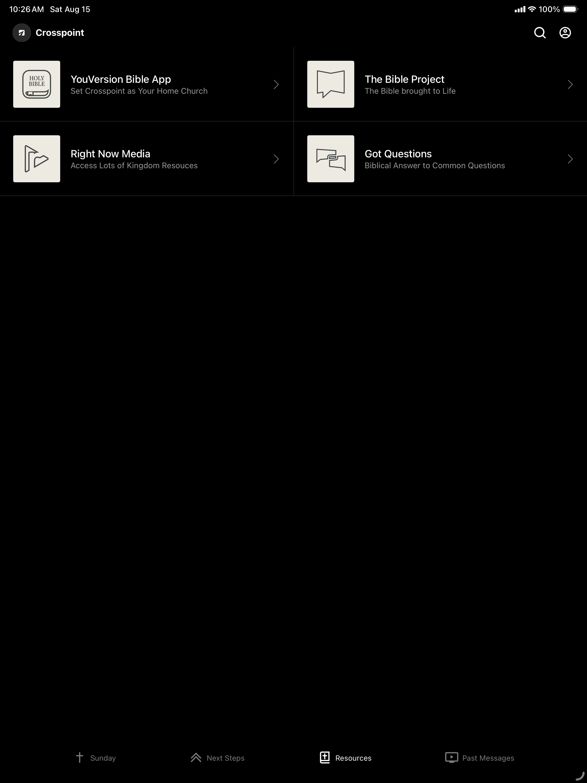 CrosspointChurch.tv screenshot 7