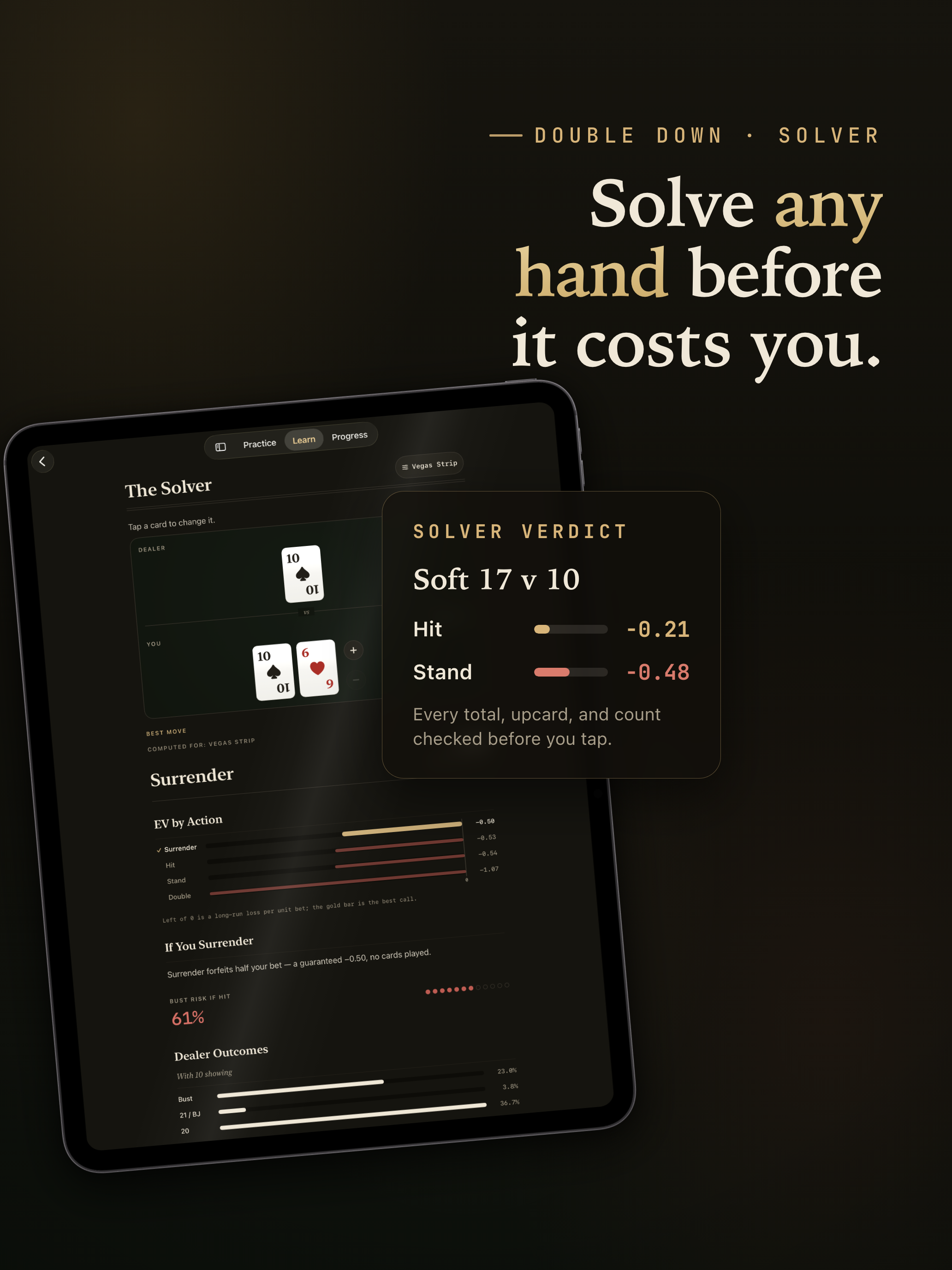Double Down: Blackjack Trainer screenshot 11