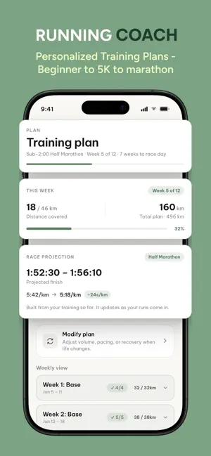 Miles: AI Running Coach screenshot 1